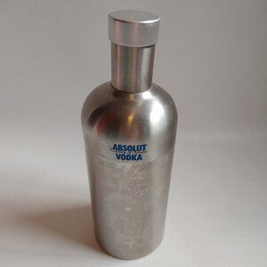 RARE Limited Edition ABSOLUT VODKA 9'' COCTAIL SHAKER BOTTLE SHAPED Stai…